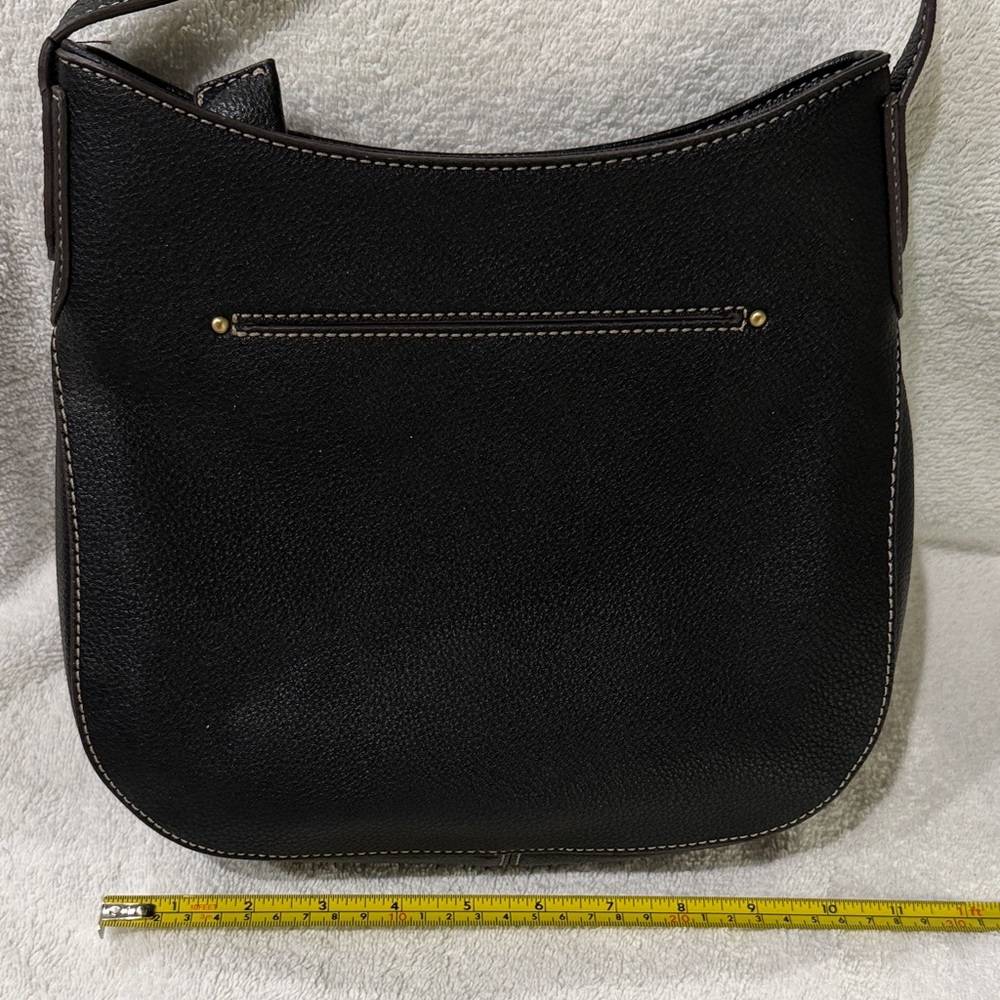 Chala Black Crossbody with Red Floral Applique - Picture 2 of 5